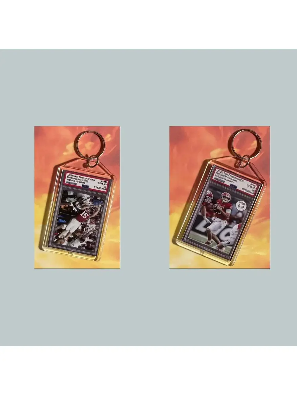 3738 Fernando Mendoza 2026 Nat Championship Mockup Custom Hand Made Keychain